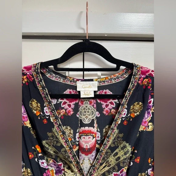 Camilla Button Dress with Shaped Waistband - Picture 3 of 4